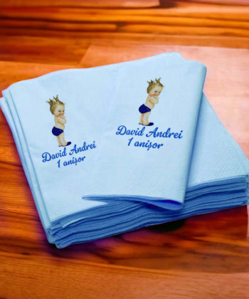 Servetele Personalizate Aniversare Micul Print