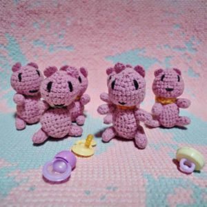 Marturii Botez Ursulet Fetite - Marturii Botez Crosetate