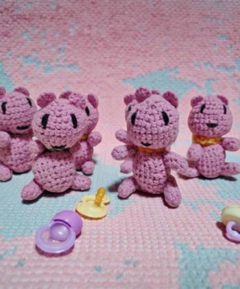 Marturii Botez Ursulet Fetite - Marturii Botez Crosetate