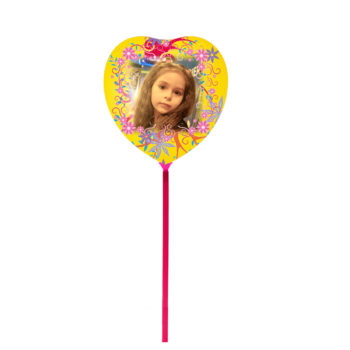 Balon inima mini personalizat cu fotografie model 682139