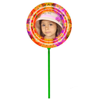 Balon rotund mini personalizat cu fotografie model 682141