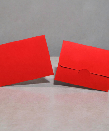 Plicuri Martisor Rosii Fara Personalizate – Set 100 buc, 8×6 cm