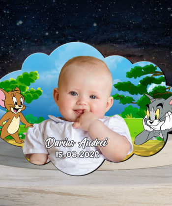 magnet marturie botez baiat tom si jerry personalizat