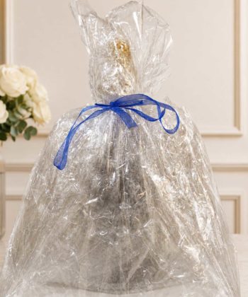 Ambalare sampanie personalizata cu 2 pahare pentru nunta personalizat prin tampografie
