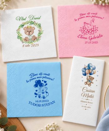 Servetele Botez Personalizate